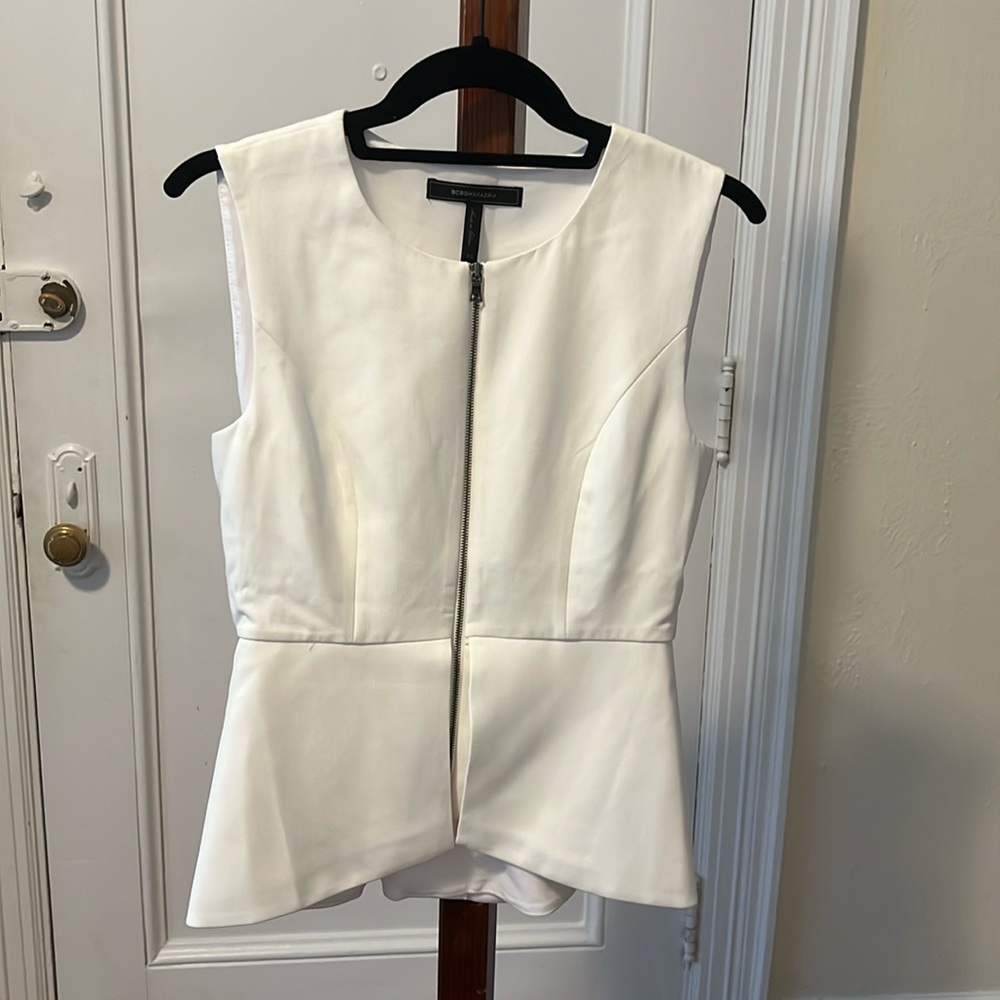 BCBG White Blouse